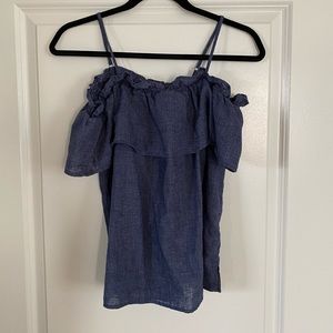SPLENDID | Linen Off the Shoulder Top